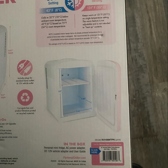 Brand New Mini Refrigerator and/or Warmer with a flip of a button!! - Picture 12 of 17